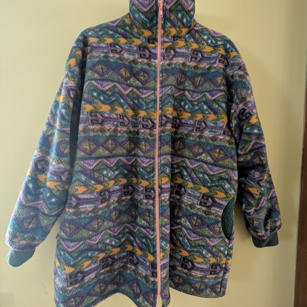 Colorful Patterned Women's Jacket